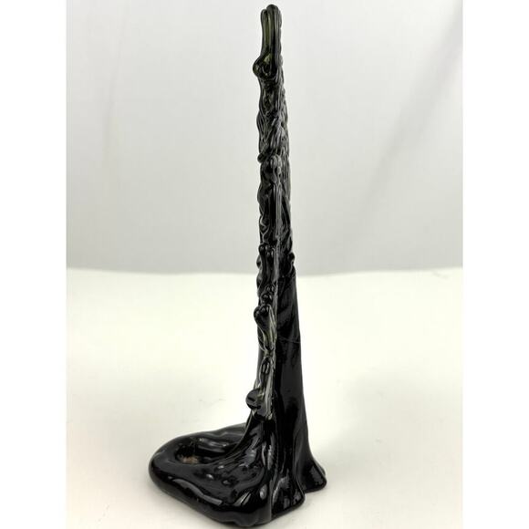 VTG Green 24% Lead Crystal Christmas Tree Peter Kaspar Art Glass Unique Rare - Picture 11 of 16